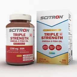 Scitron Triple Strength Omega-3 Fish Oil Capsules - 1250mg Omega-3, 525mg EPA, 400mg DHA, 60 Capsules-picture-35