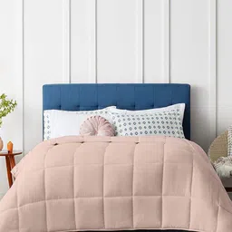 RAZZAI Peach-Coloured Microfiber Mild Winter 210 GSM Double Bed Comforter image 3