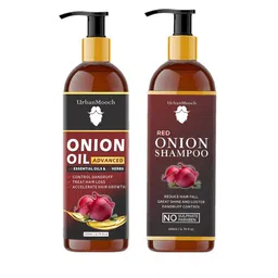 UrbanMooch Men Set of Onion Hair Oil & Shampoo image 3