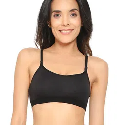 Aimly Pack Of 3 Non-Padded All Day Comfort Medium Coverage Cotton Workout Bra image 3