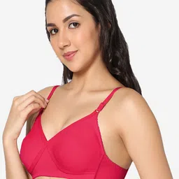 In Care Pack Of 2 Seamless Full Coverage Cotton T-shirt Bra All Day Comfort image 2