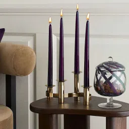 metalsmith Metal Designer Table Candle Stand For Home Decor image 1