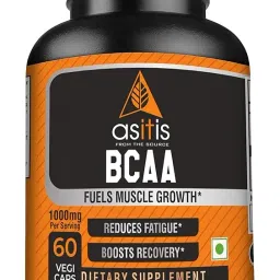 AS-IT-IS Nutrition BCAA 1000mg per serving, 30 Servings | 60 Capsules| Reduces Fatigue & Boosts Muscle Growth | Zero Fillers | Lab-Tested-image-89