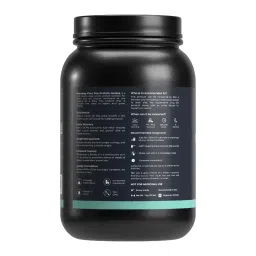 Nutrabay Pure Pea Protein Isolate - 1 Kg Unflavoured, 30 Servings | 25.3g Protein, 4g BCAA | Designed for Meal Supplementation, Easy to Digest Vegan Plant Protein for Muscle Growth & Recovery image 2
