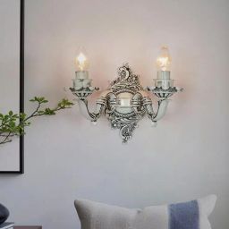 fos lighting Aluminium Candle Wall Light (White)-picture-36