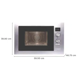 elica EPBI MW 340 34L Built-in Microwave Oven with 10 Autocook Menus (Stainless Steel) image 2