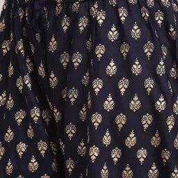 GRACIT Women Pack of 2 Ethnic Motifs Printed Flared Knitted Palazzos image 2