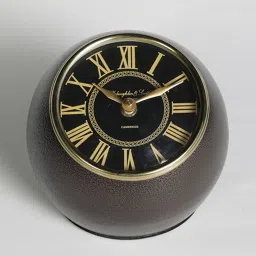 cocovey Antique Grey Metal Table Clock image 2