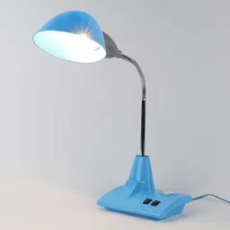 Vigo Blue Study Lamp With ABS Plastic Base By Beverly Studio image 3