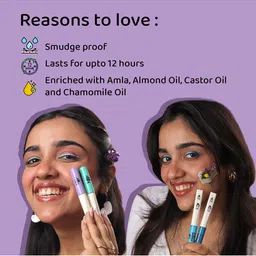 Elitty Long Lasting Smudge Proof Matte Liquid Pop Eyeliner - 4ml - Forgotten Kiss image 3