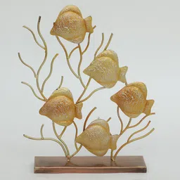 toughcrafts Goldenfish metal table decor image 2