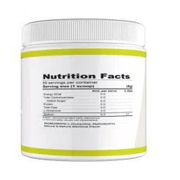 Muscle Asylum 100% Pure L-Glutamine Powder |Enables Faster Recovery|- 50 Servings, Pack of 250gm (Orange) image 3