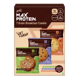 Ritebite Max Protein Combo Daily Choco Almond Bars 300g - Pack of 6 (50g x 6) & RiteBite Max Protein Cookies - Assorted 330 g - Pack of 6 ( 55g x 6 ) image 3