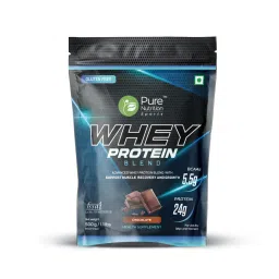 Pure Nutrition Sports Whey Protein Blend, With Whey Protein Isolate And Concentrate, For Muscle Building, Lean Muscle Building, 34 Grams Of Protein Per Scoop. (Chocolate)-image-63