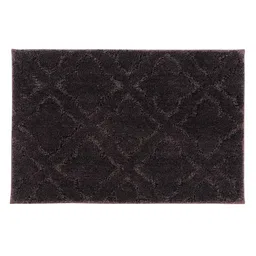 pano Brown Solid MicroFibre 14x10 Inches Antiskid Bath Mats image 3