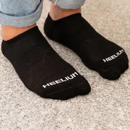 Heelium Men Pack of 2 Odour-Free Padded Base Anti-bacterial Bamboo Ankle Length Socks image 3
