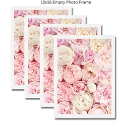 AbhiKalpya Art Studio-Get a vibe 6 Pieces White Photo Frame-picture-16