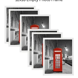 AbhiKalpya Art Studio-Get a vibe White 7 Pieces Wall Photo Frames-picture-35