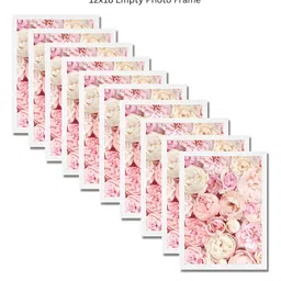AbhiKalpya Art Studio-Get a vibe White 10 Pieces Wall Photo Frames-picture-24