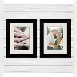 ArtzFolio Black & White 2Pcs Wooden Wall Photo Frames-picture-26