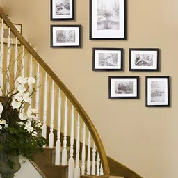 ArtzFolio Black 7 Pieces Wooden Wall Photo Frames-image-33