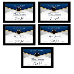 Stuthi Arts Black 5 Pieces Wooden Wall Photo Frames-picture-33