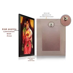 EMPEROR ART GALLERY Black & Red Self Design Wooden Wall Photo Frame-picture-26