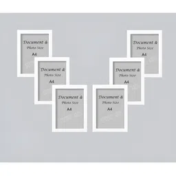 Stuthi Arts White 6 Pieces Wooden Wall Photo Frames-picture-32