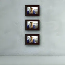 ArtzFolio Brown 3 Pieces Wooden Wall Photo Frames-image-20