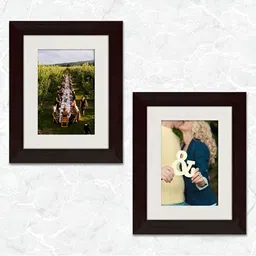 ArtzFolio Brown 2 Pieces Wooden Wall Photo Frames-image-61