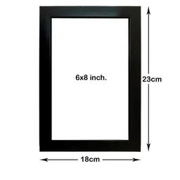 Kuber Industries Black 5-Pieces Collage Picture Wooden Photo Frames image 2