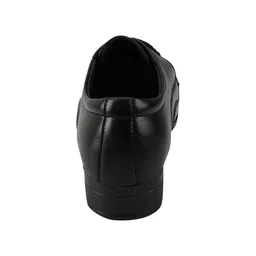 vitoria Men Black Lace Formal Shoes with Black Socks & Women Gaga Brown image 5