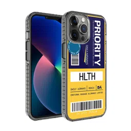 DailyObjects Yellow & Blue Priority Stride 2.0 Case Cover For iPhone 12 Pro Max image 1