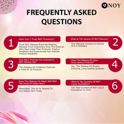 NOY 15Pcs Makeup Combo- For For Radiant Beauty- Combo No. 505 image 5