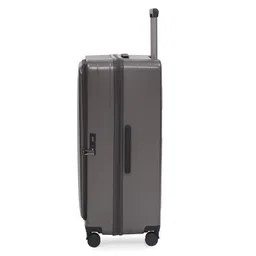 swiss military Jade Hard Top Trolley Bag - Durable Polycarbonate Luggage with TSA Lock, 8-Wheel Spinner, Expandable Storage & Anti-Theft Zipper - Stylish Travel Suitcase in Dark Grey, 28" Travel Bag image 2