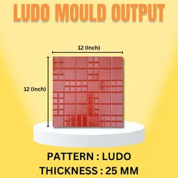 JS DESIGNER TILES PRODUCT | Chequered Tiles Mould 12"X12" (Ludo) | Cement Tile Mould | Floor Tile Mould | Interlocking Tile Mould | Plastic Tile Mould | Silicone Plastic Tile Mould (Make in India) image 2