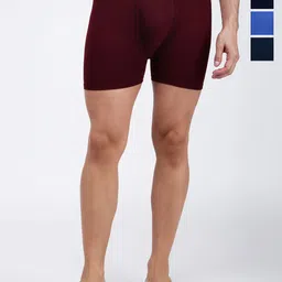 AMUL COMFY Men Pack Of 4 Pure Cotton Trunks -AC-FCTRIE-AF-SB-NY-MAR-XS-4PC-picture-31