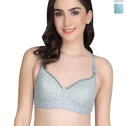 Aamarsh Pack Of 2 Cotton Lightly Padded Bra & Mid-Rise Briefs-picture-13