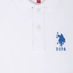 U.S. Polo Assn. Kids Boys Polo Collar Pure Cotton T-shirt image 3