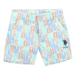 U.S. Polo Assn. Kids Boys Typography Printed Regular Shorts-picture-14