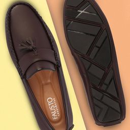 FAUSTO Men Comfort Insole Lightweight Tassel Loafers-picture-49