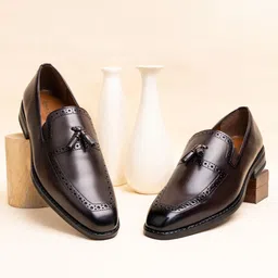 LOUIS STITCH Men Leatherette Dual Tone Shade Formal Shoes-picture-29