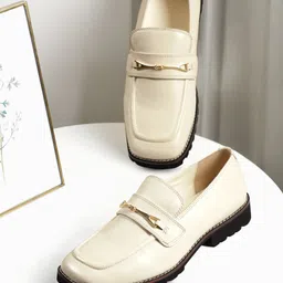 Kenneth Cole Women Square-Toe Horse Bit Loafers-picture-38