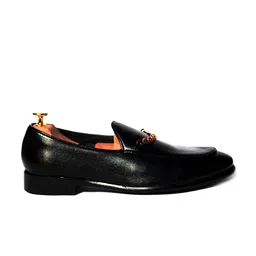 Wolvenmilano Men Trim Belgian Leather Horsebit Loafers image 5