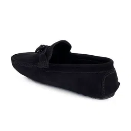 LOUIS STITCH Men Classic Handmade Suede Tassel Driving Loafers image 2