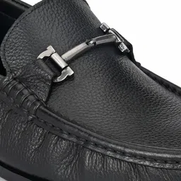 CARLO ROMANO Men Textured Loafers image 4
