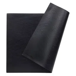 OBSESSIONS Charcoal 6 Pieces Heat Resistant Rectangle Table Placemats image 3