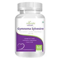 Natures Velvet Gymnema sylvestre Pure Extract (500 mg),  60 capsules -image-99