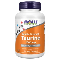 Now Taurine (1000 mg),  100 capsules  image 1