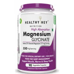 HealthyHey Nutrition Magnesium Glycinate,  Unflavoured  90 capsules -image-67